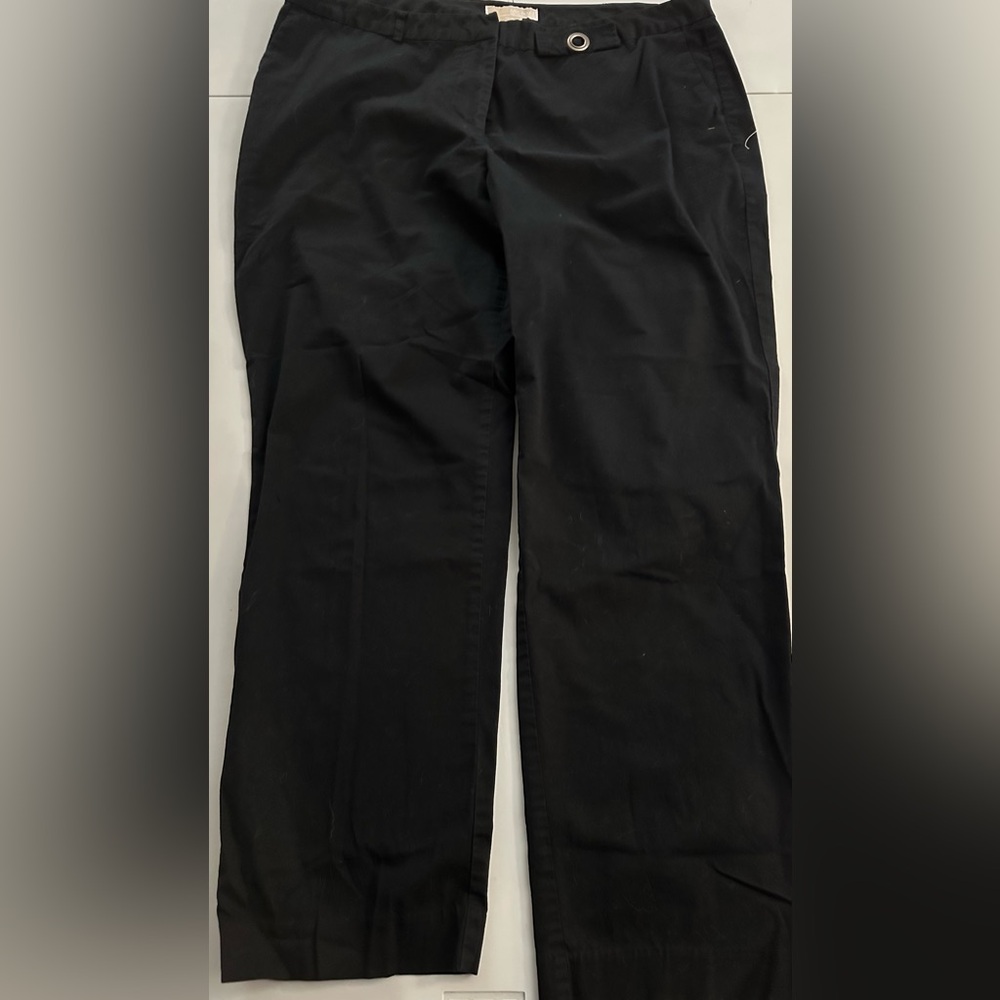 MICHAEL Michael Kors Black Straight Leg Ankle Pants, 18W, worn once.